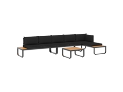 Sofa, Sofas Vidaxl Cinzeto Metal