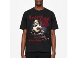 Rockinstone Silence Of The Lambs Movie Silence Lotion In The Basket Black Adult T-shirt Size:xxxl