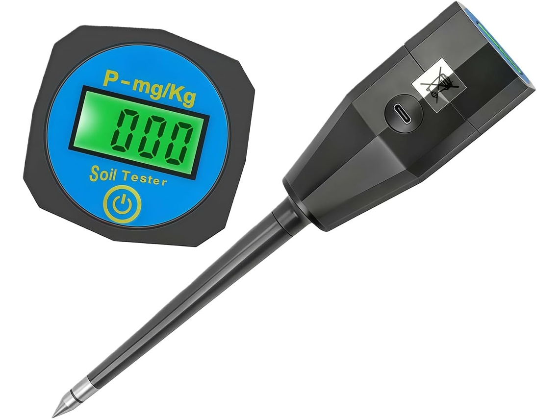 Ferramenta Eficiente Para Medição De Potássio No Solo, Com Carregamento Usb C E Detectores Resultados Precisos