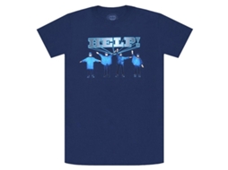 The Beatles Help Silver Logo T-shirt Classic Unisex Adults Size:s