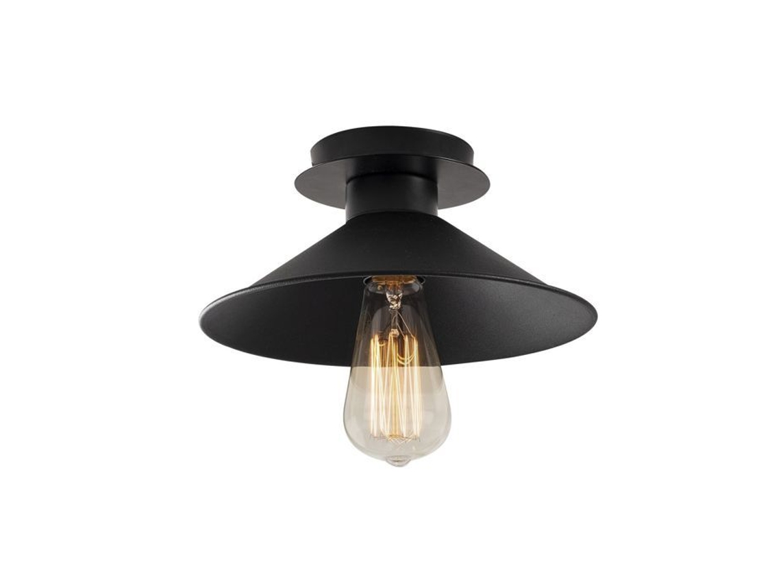Suspensão Interna Design Cone Diâmetro 24 Cm Preto Hanah Home