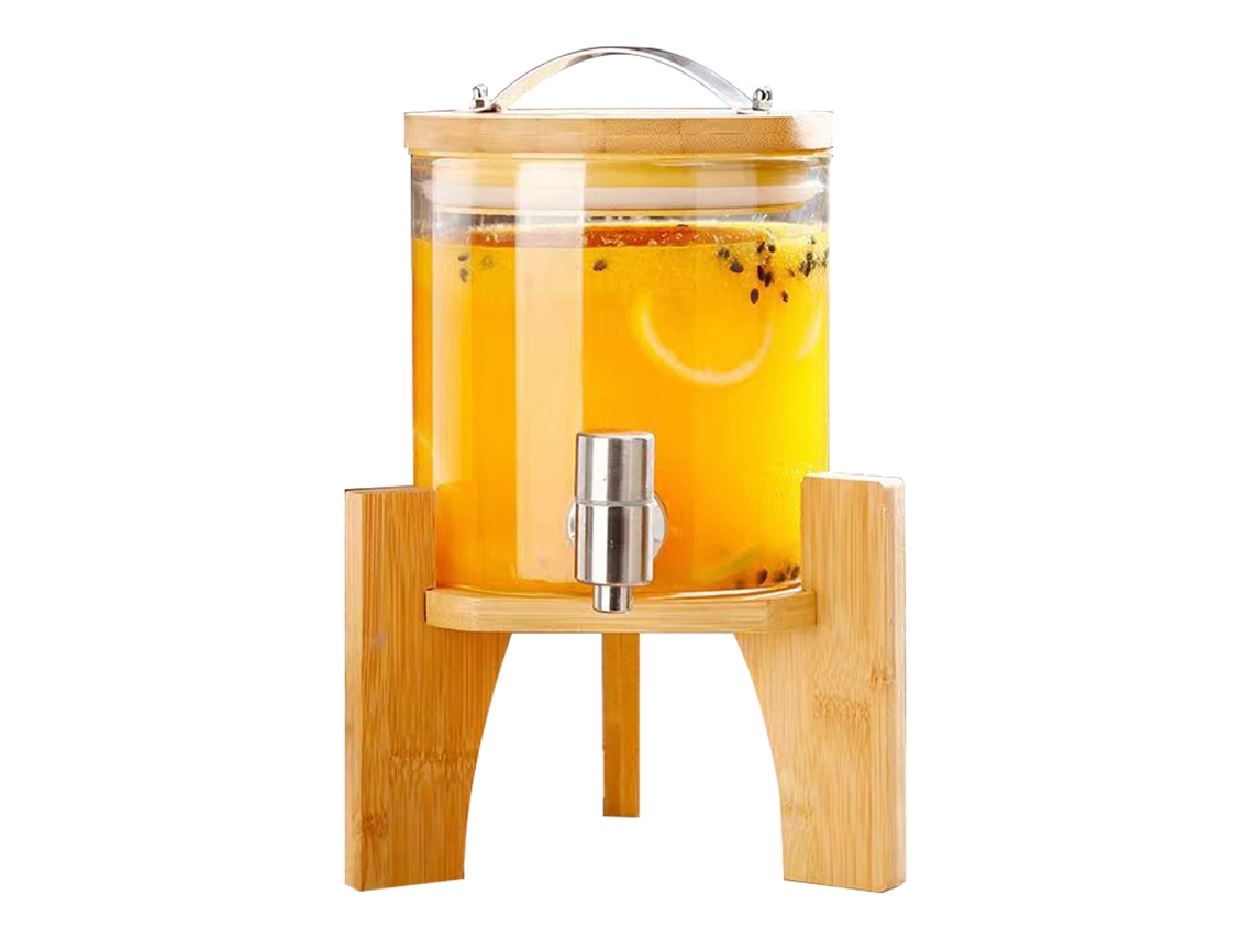 KOFIHETY Distribuidor De Bebidas, Recipiente Elegante Para Bebidas Quentes Ou Frias Com Torneira De Aço Inoxidável E Design De Boca Larga Para Fácil Enchimento