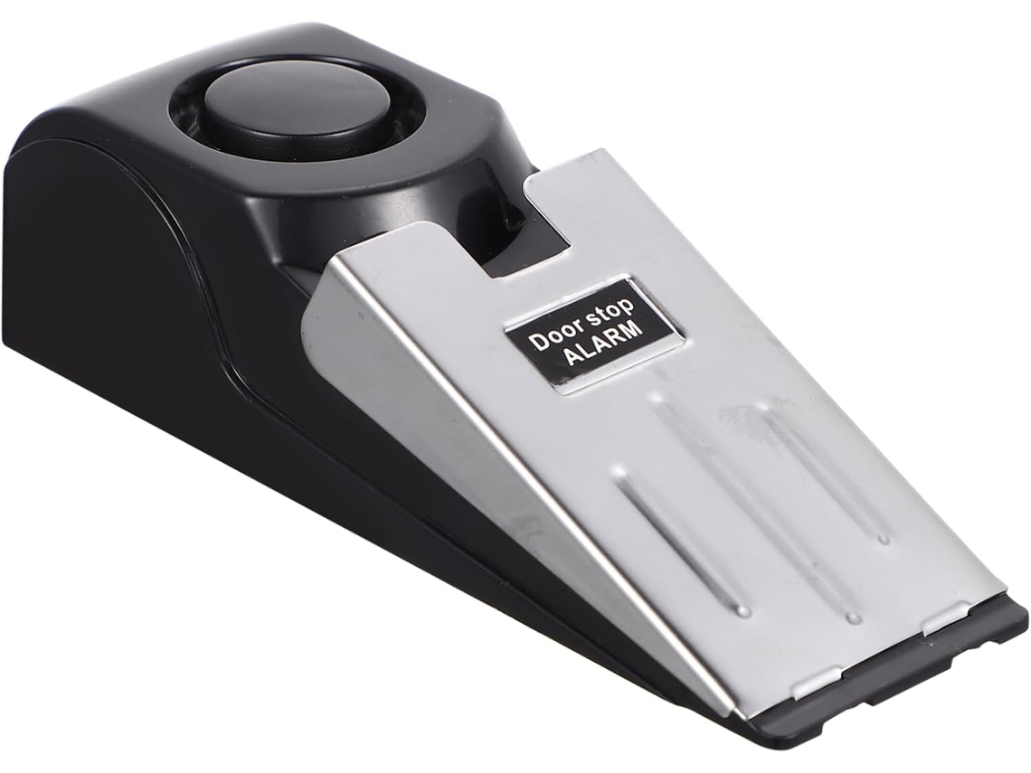 Batente De Porta Portátil Com Alarme De Segurança, Ferramenta De Bloqueio Com Suporte Antiderrapante Para Casa E Viagens.