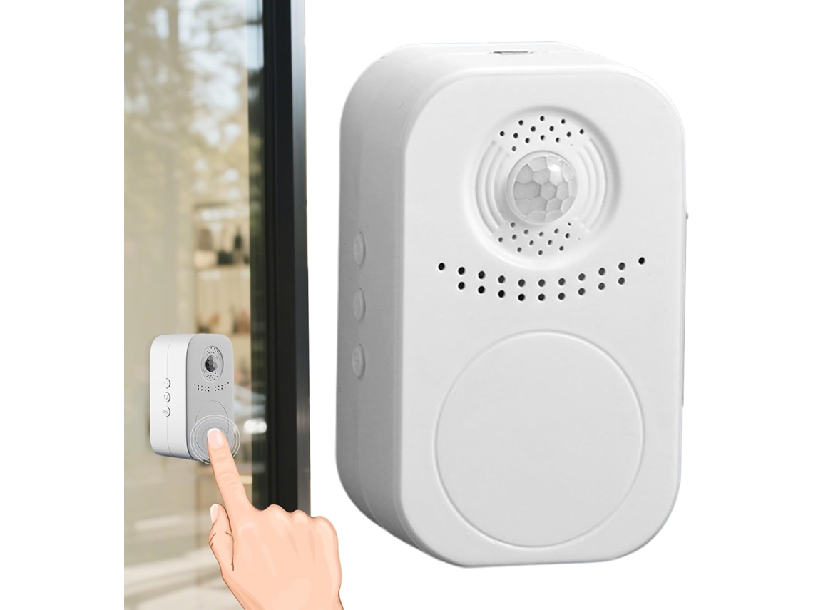 Campainha Inteligente Com Alerta De Boas-vindas E Sensor De Movimento.