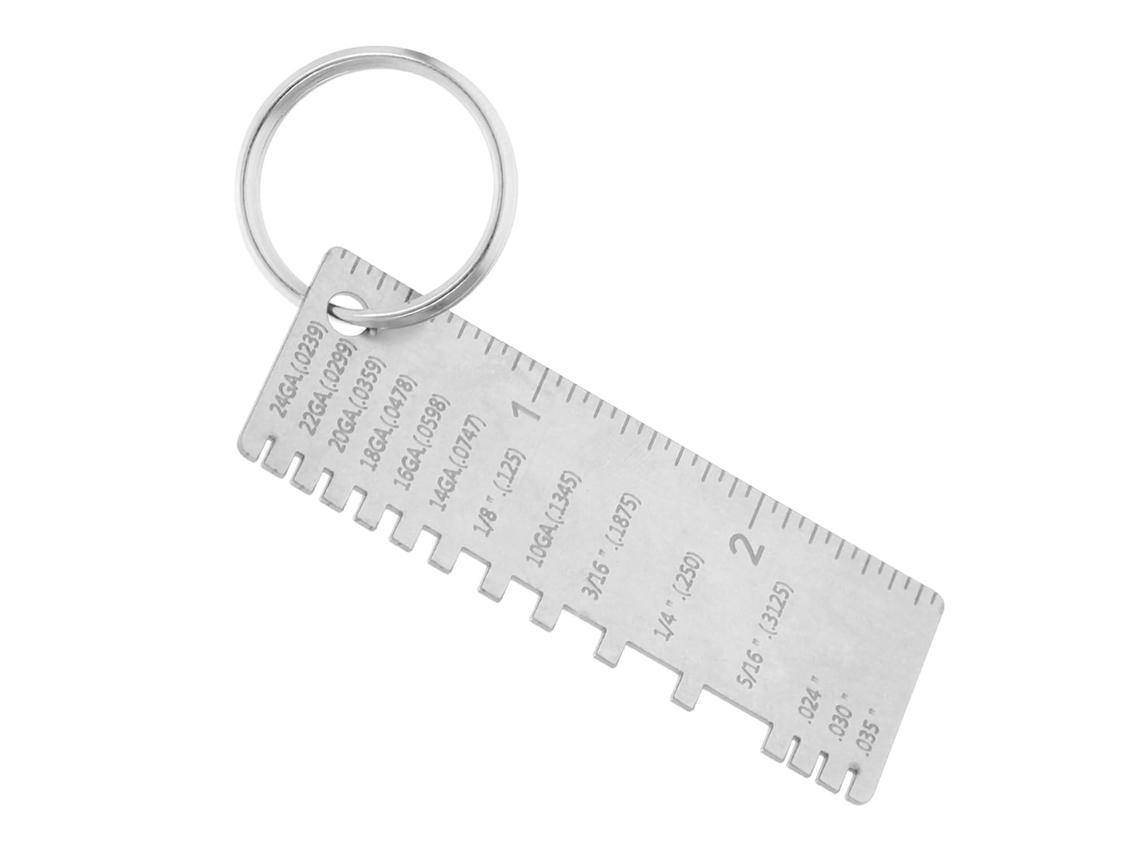 Medidor De Chapa Metálica, Ferramenta De Medição De Metal, Soldador, Medidor De Cabos Gokoco