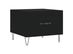 Mesa de centro 50x50x40 cm Derivados de Madeira Preto MAISON EXCLUSIVE