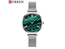 Relógio Feminino De Quartzo À Prova D'água Com Pulseira De Aço E Design Moderno.