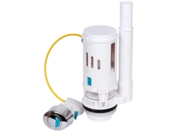 Válvula De Descarga Para Vaso Sanitário Com Botão Duplo De 5,1 X 3,8 Mm, Compatível Com Todos Os Modelos.