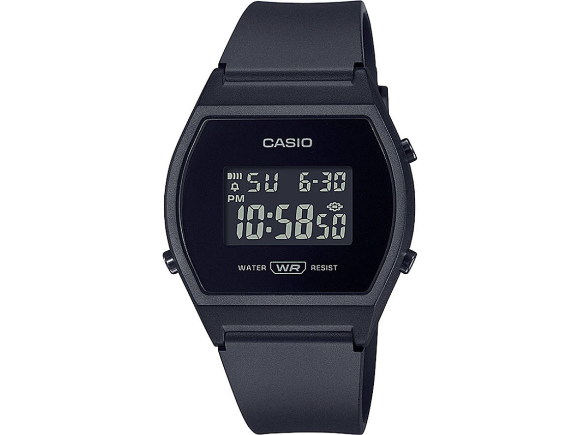 Relógio Digital CASIO Mulher (Aço e Resina - Preto)