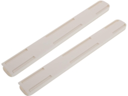 Trilho Deslizante Para Gavetas Yardenfun, Para Armários E Penteadeiras, Em Material Hips Branco, 1 Conjunto Com