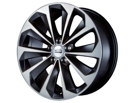 Jante CMS 7,5X17 Et35 5X112 66.5 Preto Diamante Mate