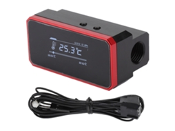 Protetor Inteligente De Temperatura Da Água Termômetro De Monitoramento Com Display Oled Vermelho