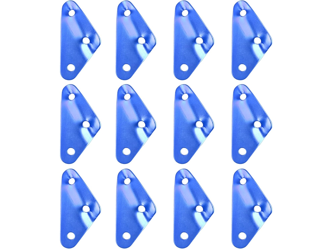 Conjunto de 12 Tensores de Corda de Alumínio para Camping AQUAFORGE