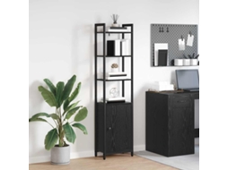 Vidaxl Gabinete De Livros 6 Níveis 40 X 24 X 161 Cm Carvalho Preto