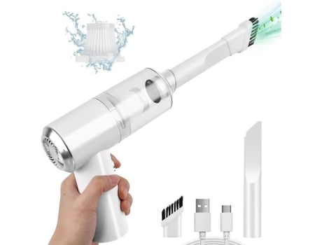 Aspirador De Pó Portátil Sem Fio Recarregável Herzberg Hg04005