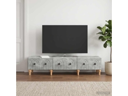 Vidaxl Gabinete Para Tv Com Gaveta Cinzento Cimento 147 X 34,5 X 30 Cm