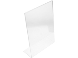Quadro Branco Transparente Inclinado Stobaza para Escrita, Suporte de Mesa Pintura e Armazenamento.