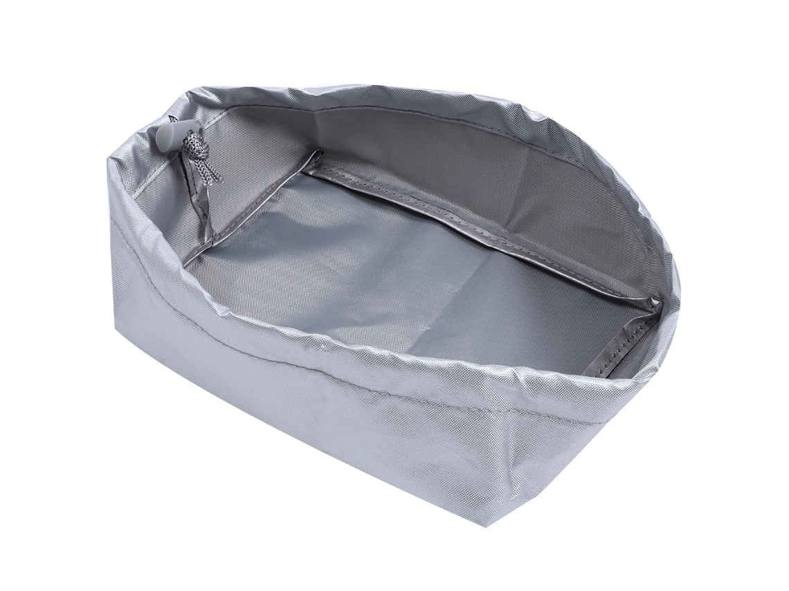 Capa De Po E Para Friteira De Têxto Oxford 420d 20x15x8cm Prata