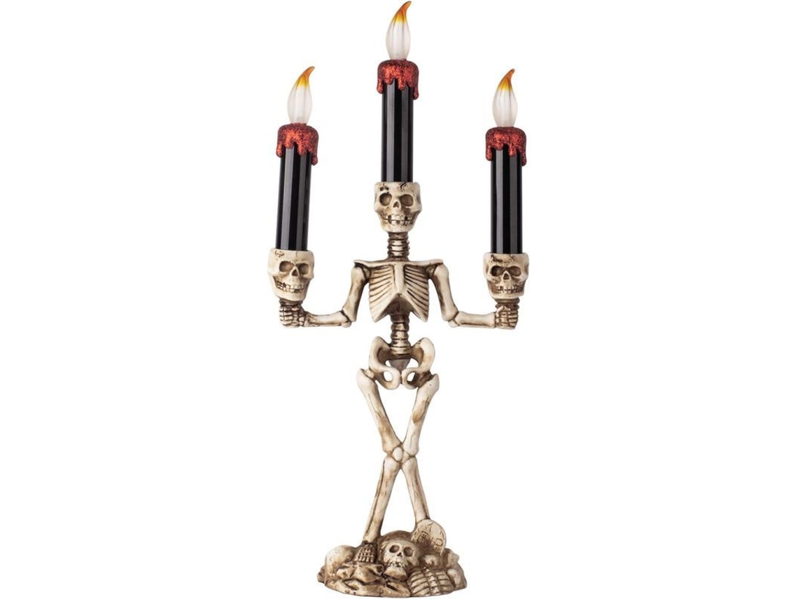 Suporte de vela de metal para 5 velas, decoração Nova Line S/MARCA