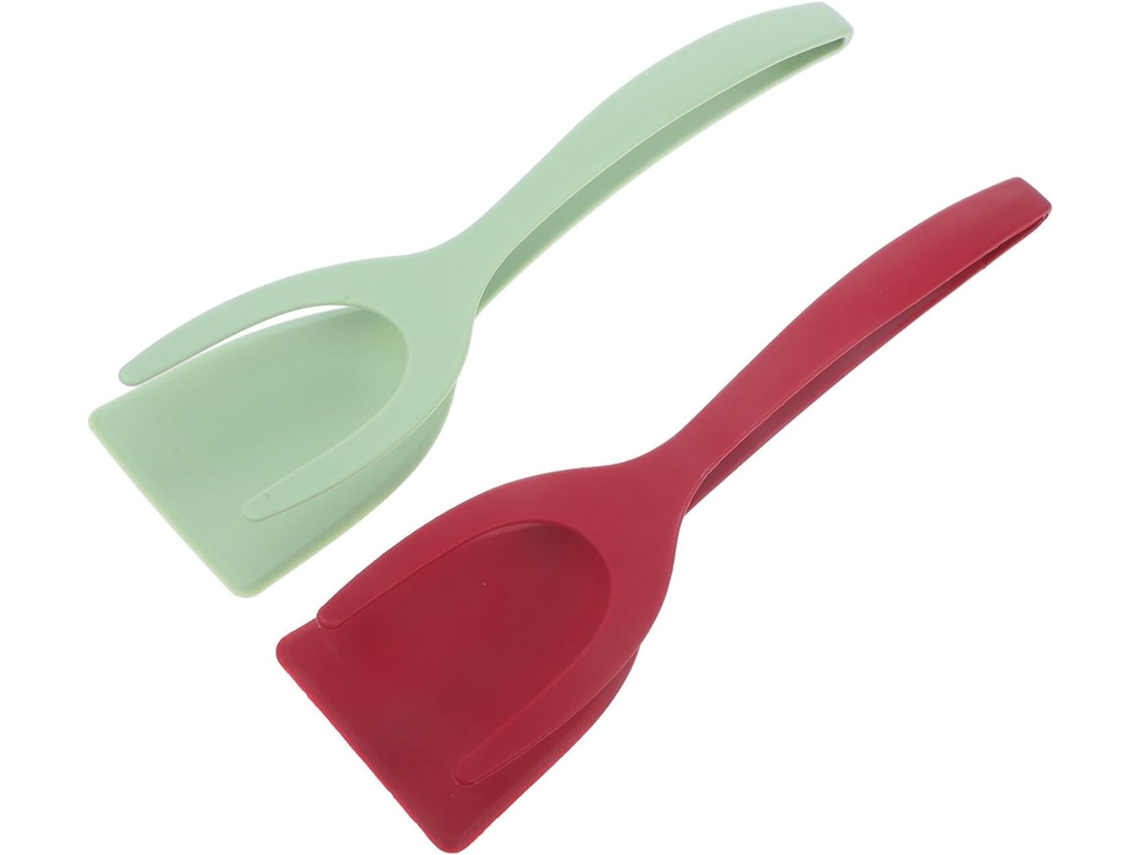 Conjunto De 2 Pinças Cozinha Multifuncionais Ferramenta Prática Para Grelhar, Virar E Servir Carnes, Economizando Espaço