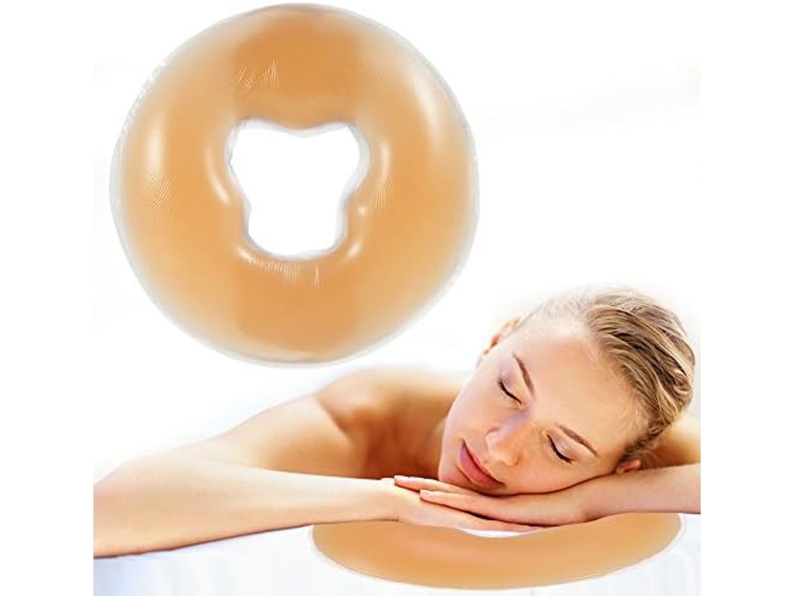 Almofada De Massagem Facial De Silicone Macio, Descanso De Cabeça Para Relaxamento, Spa E Beleza Slowmoose
