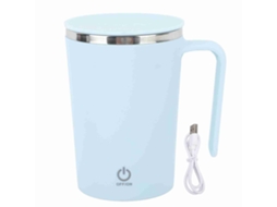Caneca Automática de Café Mistura Magnética Usb 350ml Inox 304