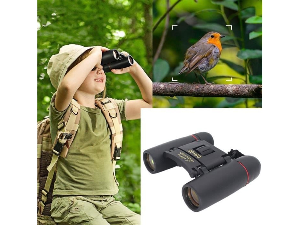 Telescópio Binóculos Poderosos 30X60 Hd 1000M de Longo Alcance Mini Telescópio Óptico Dobrável para Caça Esportes Ao Ar Livre