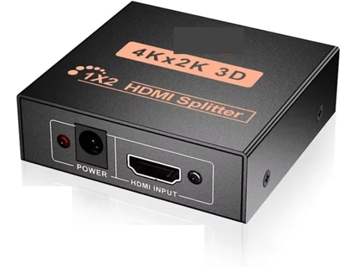 Divisor de Vídeo Full Hd 4k Compatível com 1x4, com 1 Entrada e 4 Saídas. SFUSHOS