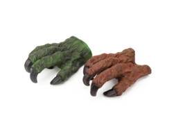 Primerox 2pcs Mão de Pelúcia Cabeça Animal Simulada Brinquedo Educativo Infantil