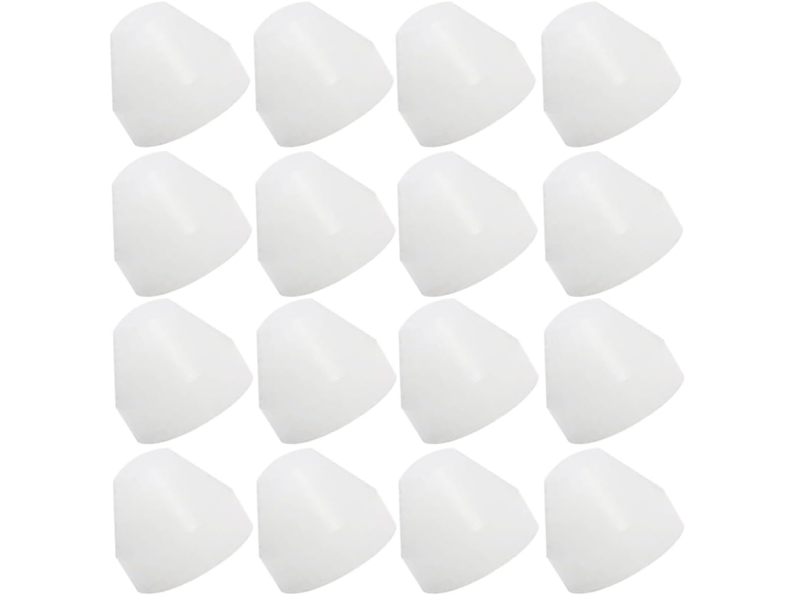 Pacote Com 20 Bicos De Caneta Antiaderentes De Pe Branco, Duráveis.