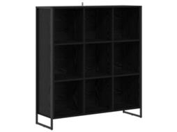Gabinete de Livros Carvalho Preto 99,5x30x108,5 cm MAISON EXCLUSIVE
