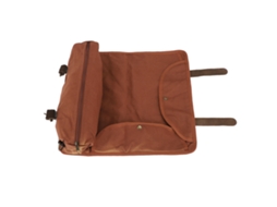 Bolsa Enrolável Para Bartender De Lona E Couro Com Múltiplos Compartimentos, Portátil Para Ferramentas De Bar E Viagens