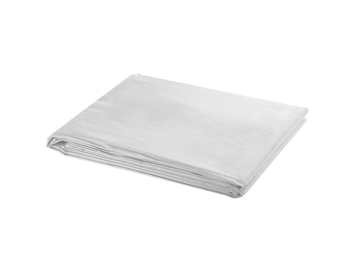 Vidaxl Fundo Fotográfico Sem Suporte Algodão Branco 500x300 Cm