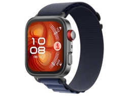 Bracelete para Huawei Watch Ultimate 2 silicone bicolor grãos verticais preto e laranja XIAOMOYU