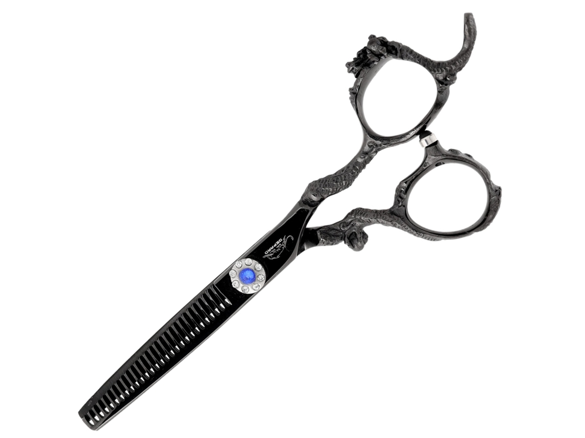 Tesoura De Desbaste Destro Gepard Tesoura De Cabeleireiro Offset 5.5 Para Corte De Cabelo Para Salão De Linha Superior Brilvibera