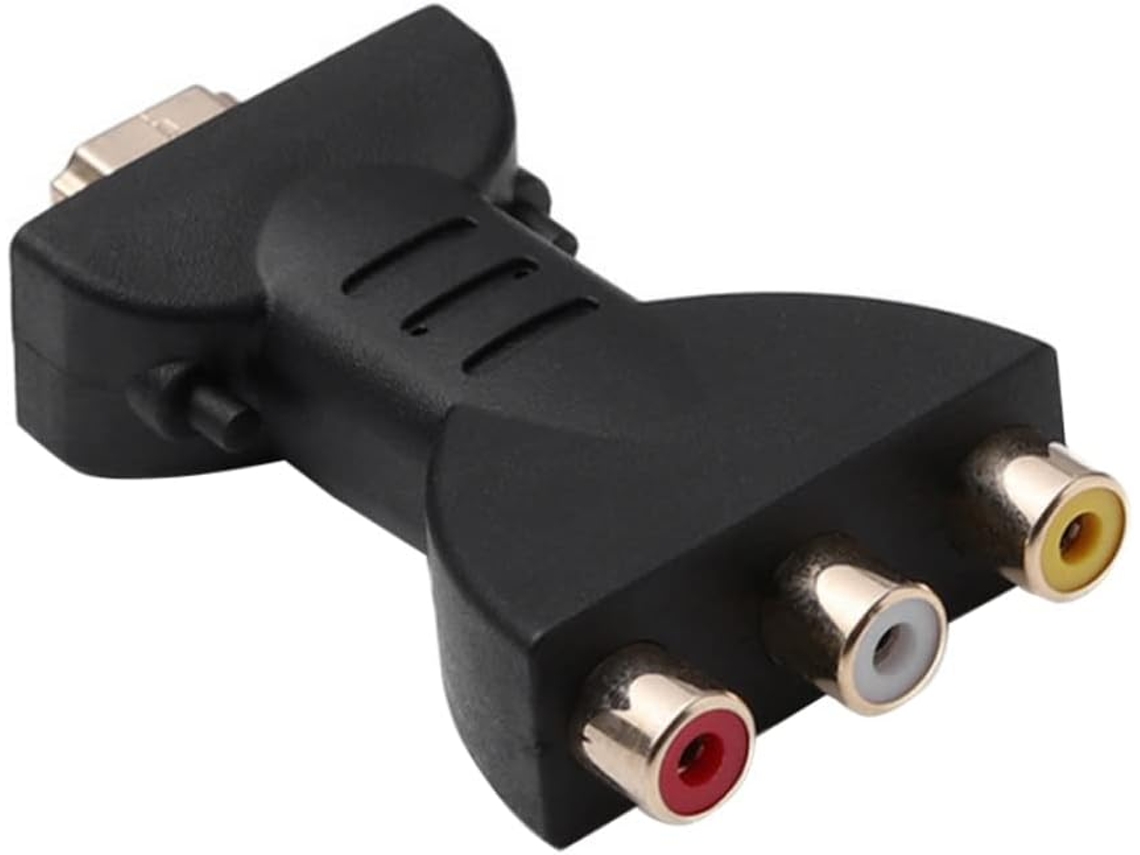 1 Adaptador Hdmi para 3rca, de Cabo Vídeo Vermelho, Amarelo e Branco AQUAFORGE