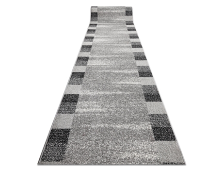 Passadeira Silver Etna Moldura Areia Cinzento 120Cm