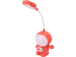 Luminária De Cabeceira Led, Luminária De Mesa Led Com Proteção Para Os Olhos Quarto Vermelha