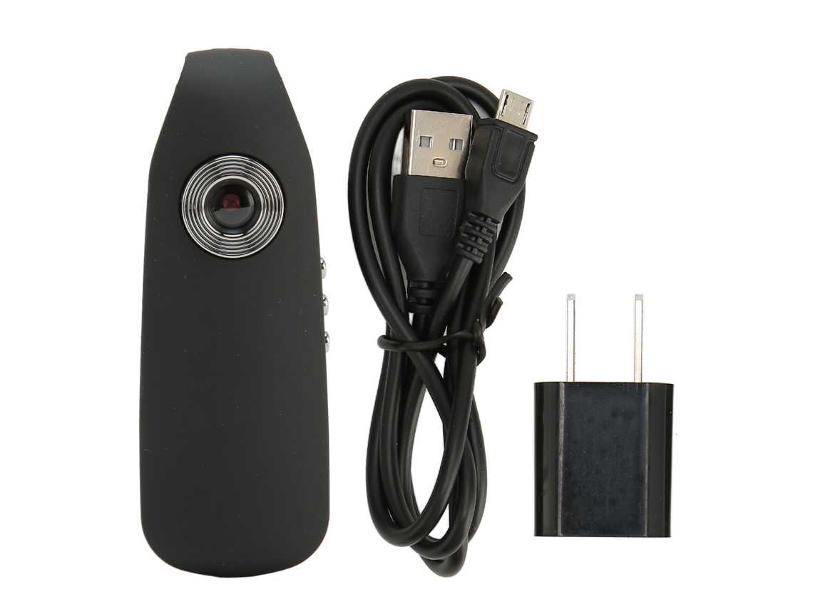 Minicámara Corporal HD, Recargable, con Grabación en Bucle, para Ciclismo S/MARCA