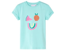 T-shirt Infantil Menta-claro 128