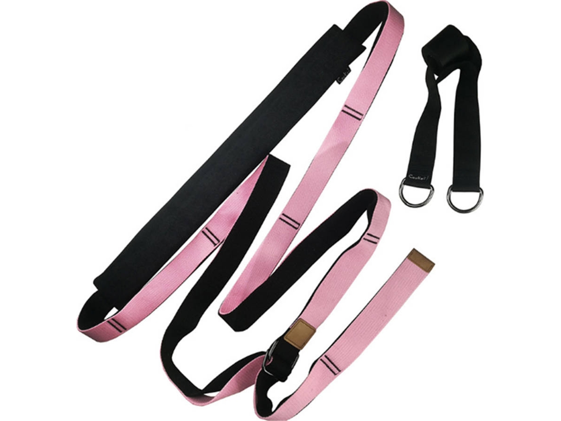 Faixa Elástica WJS de Resistência para Yoga (Rosa)