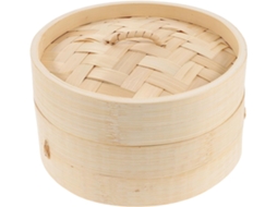 Cesta Para Vaporizador De Bolinhos 15 Cm Com Tampa - Alimentos Reutilizável Dim Sum Chinês E Cozinhar Vegetais