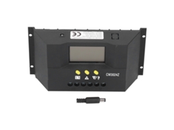 Controlador solar inteligente PWM 12V/24V 30A com display LCD e proteções de bateria S/MARCA