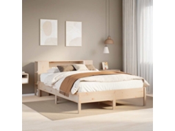 Bookcase Bed, Bookcase Beds Vidaxl Marrom Madeira De Pinho (135 X 190cm)