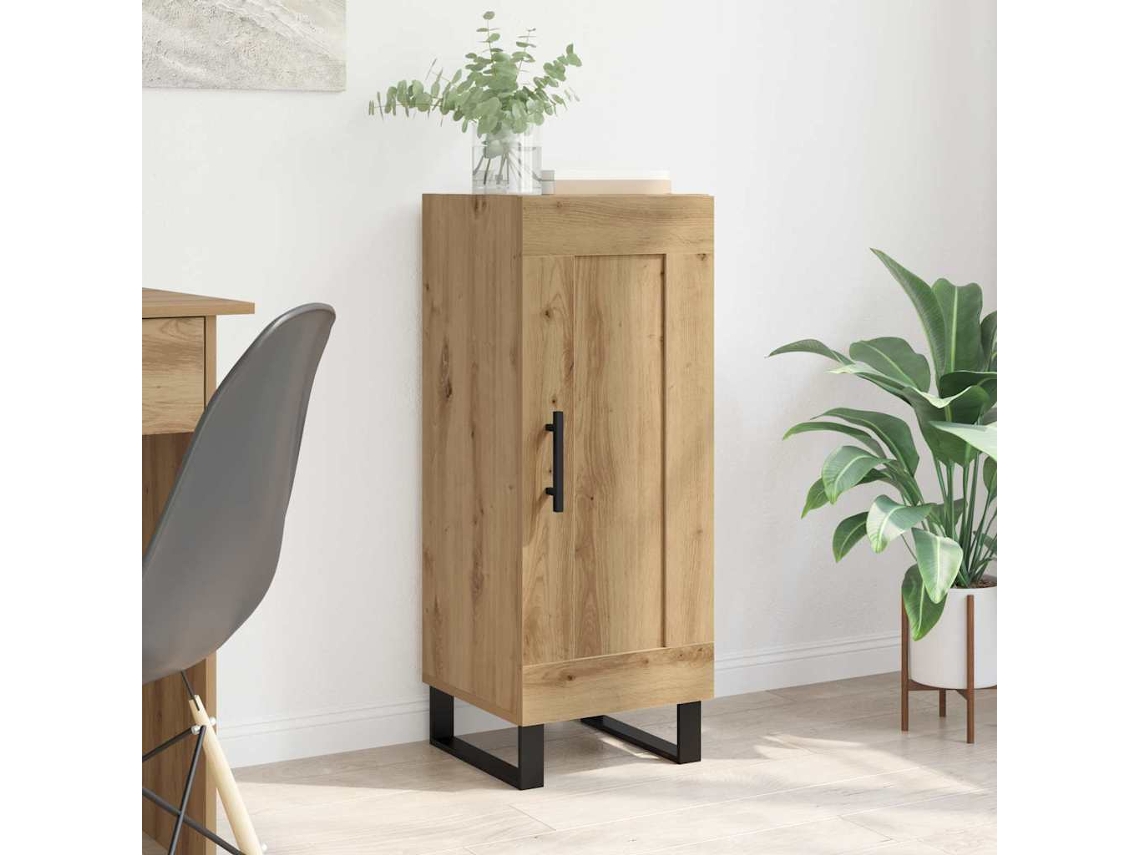Vidaxl Buffet Carvalho Artesanal 34,5 X 34 X 90 Cm