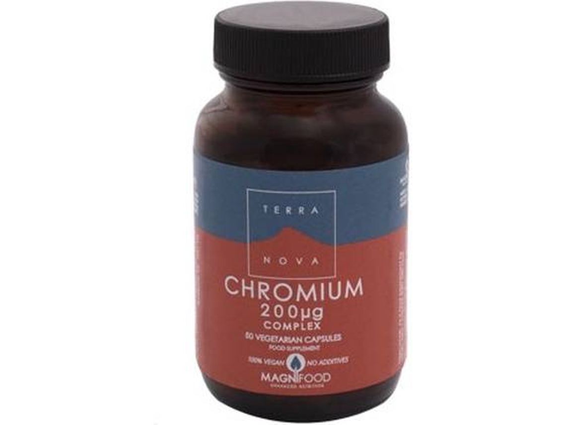 Suplemento Alimentar TERRANOVA Crómio Complex (50 cápsulas)