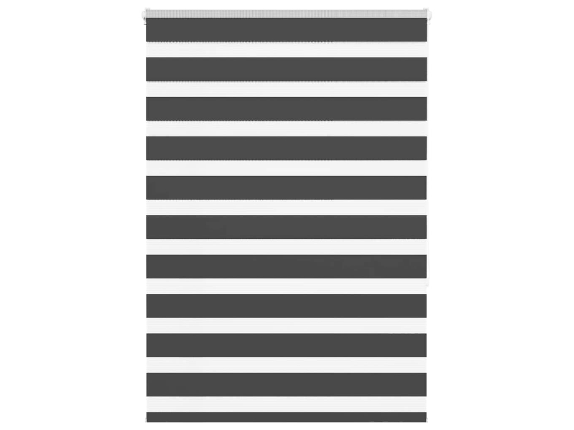 Vidaxl Cortina De Zebra 105x150 Cm Largura Do Tecido 100,9cm Poliéster