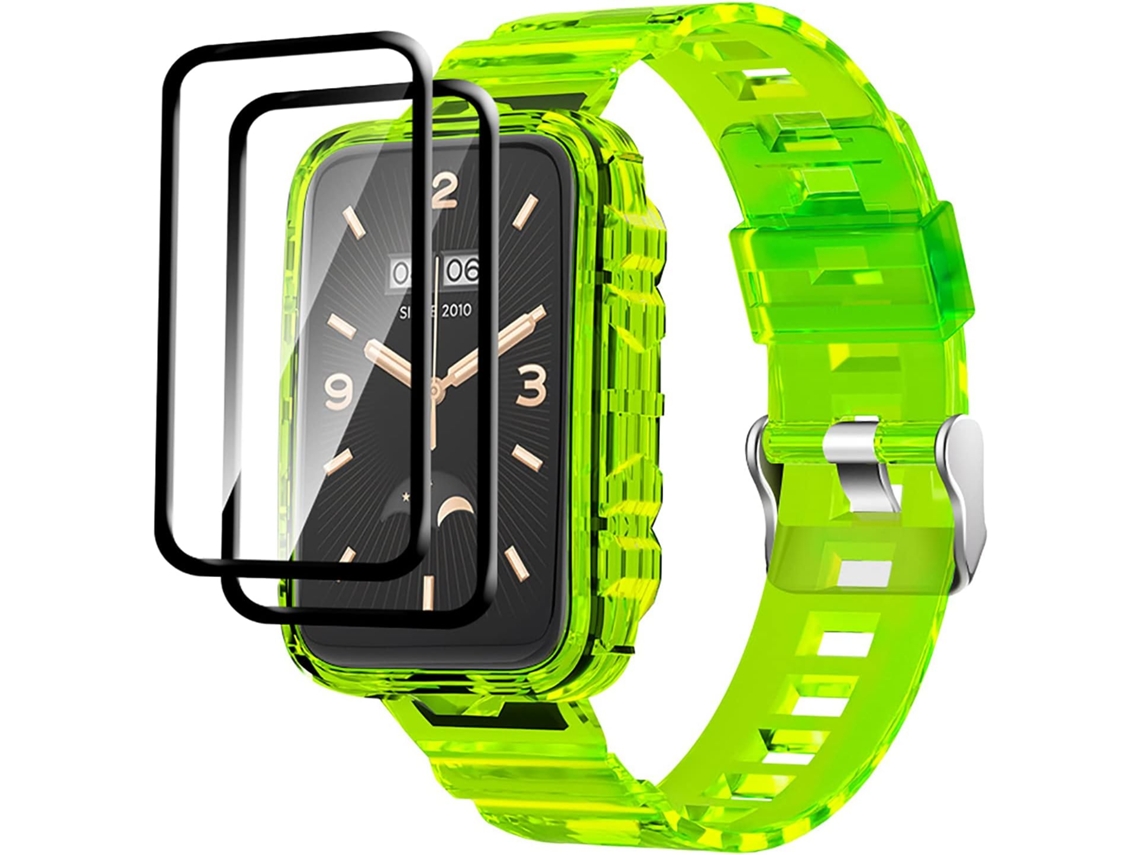 Correia Mi Band Protpu Pulseira Substituição Protetores para Xiaomi Xiaomi Band 7 Pro HONGWE. Pele Sintética