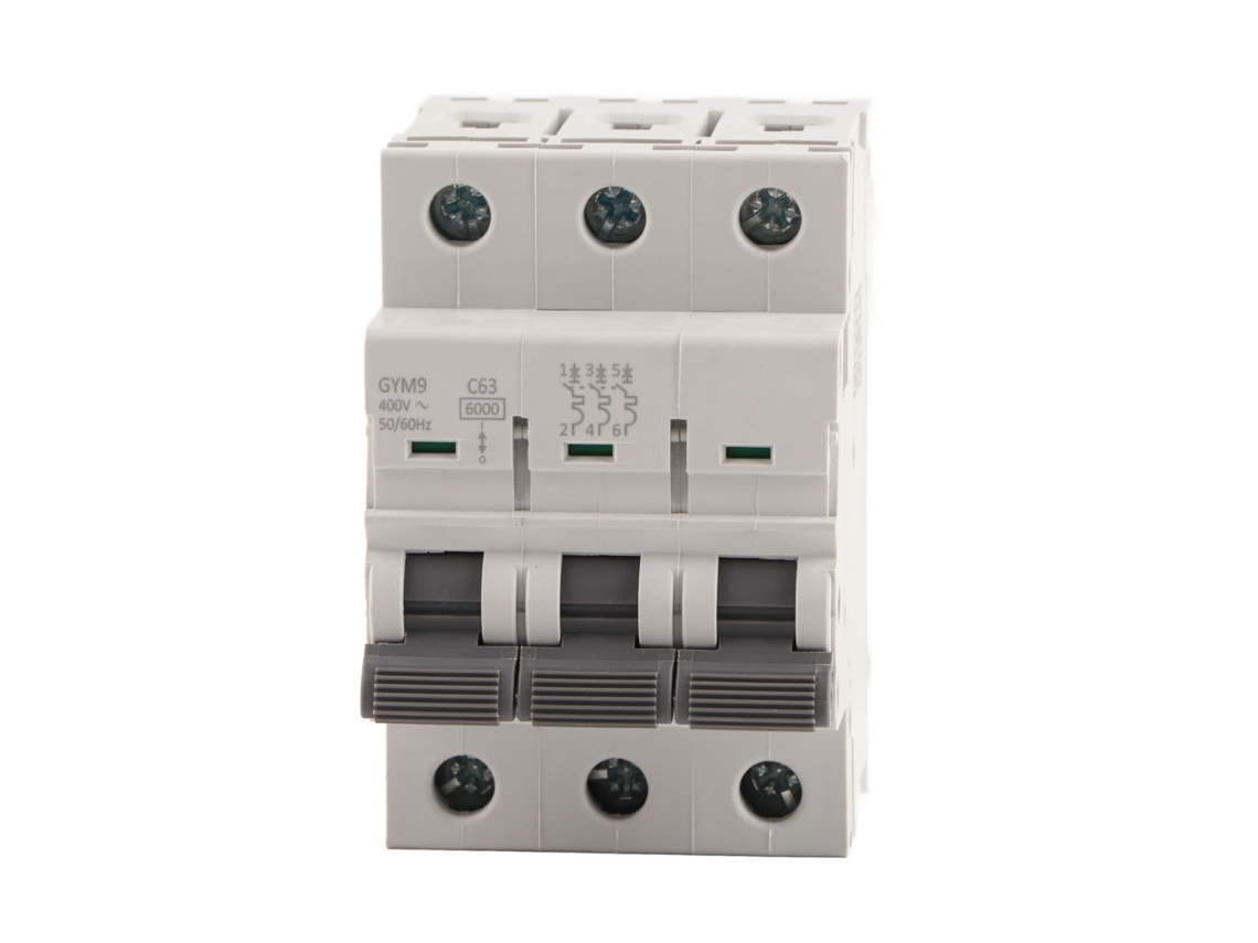 Disjuntor 3p 230/400vac 50/60hz Ip20 63a YURU | S/MARCA