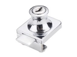 Armário de vidro com fechadura em liga zinco para portas de 5 a 8 mm AQUAFORGE